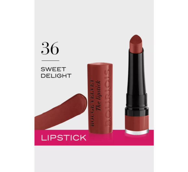 BOURJOIS ROUGE VELVET LIPSTICK #36 SWEET DELIGHT