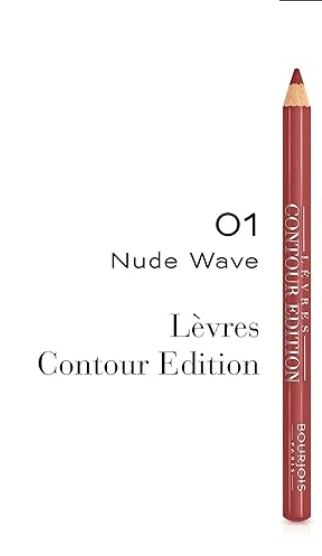 Bourjois Levres Contour Edition Lip Liner and Pencil 1 Nude Wave