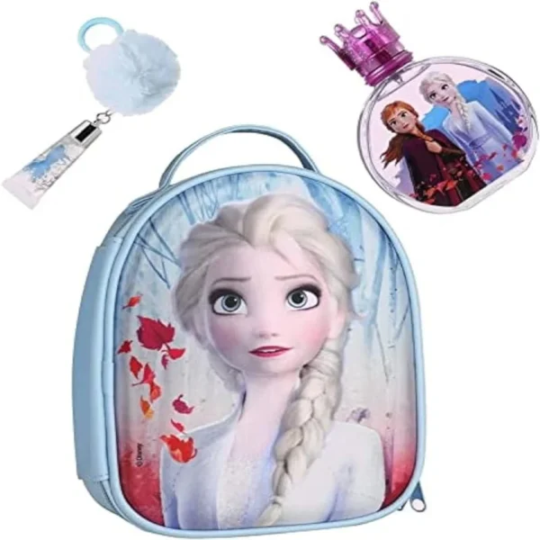 FROZEN II ZIP CASE EDT 100 ML + LIP GLOSS WITH POMPOM CHARM