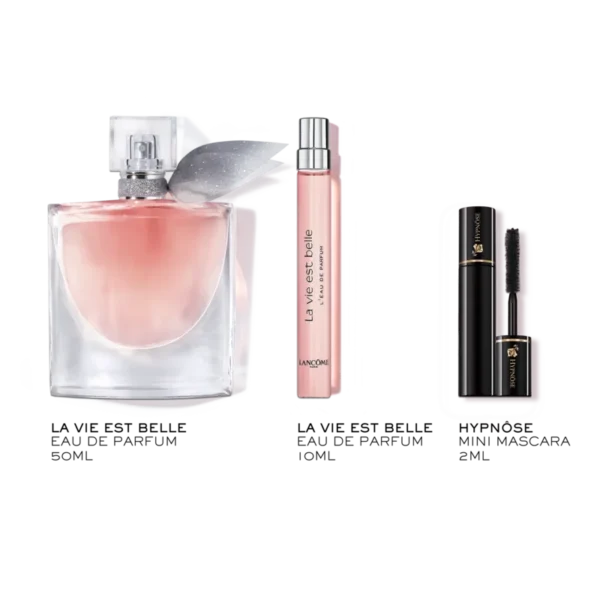 CONTENANCE COFFRET LA VIE EST BELLE LANCOME 50 ML