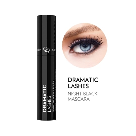 MASCARA DRAMATIC NIGHT BLACK GOLDEN ROSE